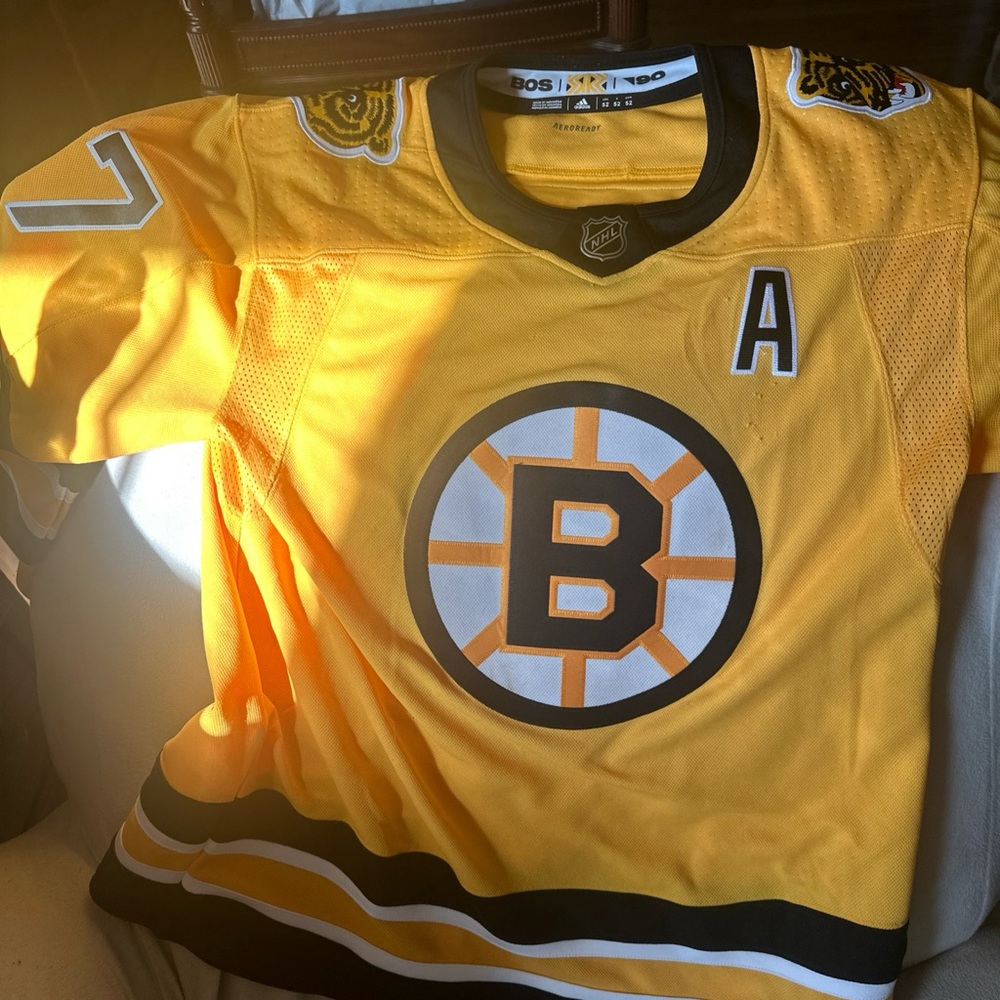 Yellow bruins meth bear Hockey Jersey